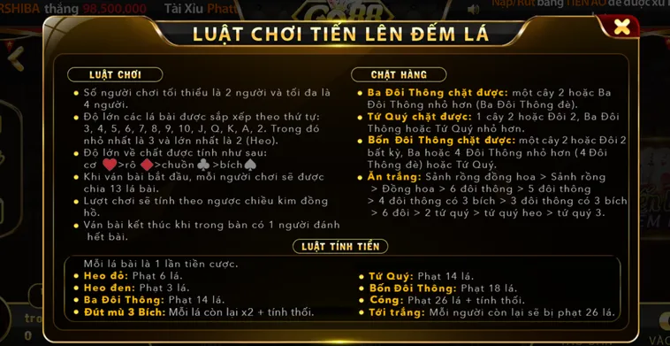 Trải Nghiệm Đỉnh Cao Với Sảnh Game Tiến Lên Go88 Đẳng Cấp Nhất Hiện Nay